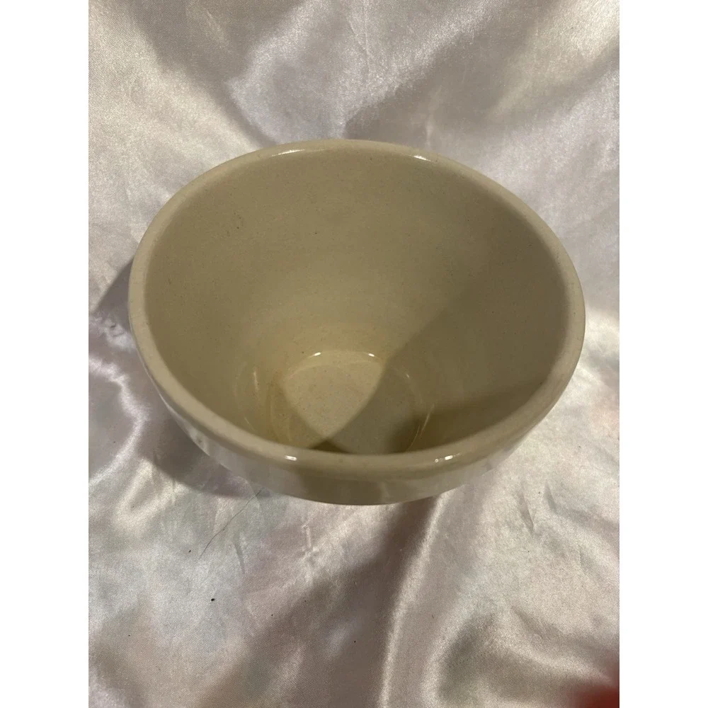 Vintage RRP Co 6 Inch Mixing Bowl Double Blue Stripe Robinson Ransbottom Ohio